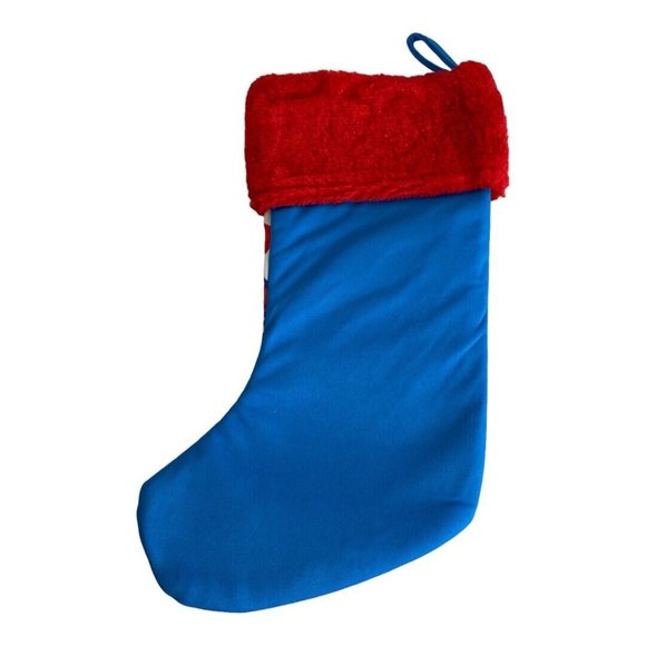Transformers Christmas Holiday Stocking by Ruz 15" Red Fuzzy Top New - Picture 3 of 5